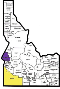 Idaho Book Signing Map
